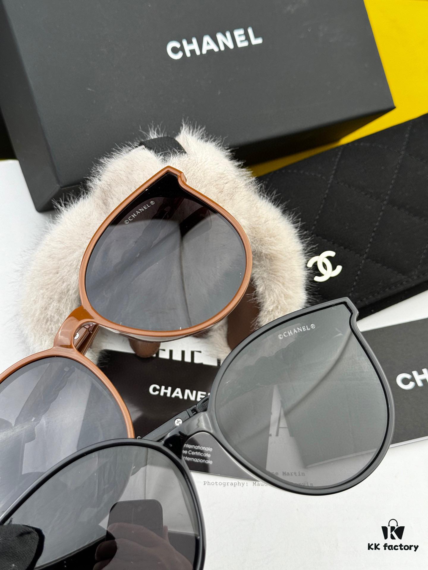 CHANEL 2025 New Arrival Trendy Fashion Square Sunglasses for Women, High-Definition Thick Polarized UV Protection Sunglasses with Comfortable Fit, Influencer Favorite Style 🕶️