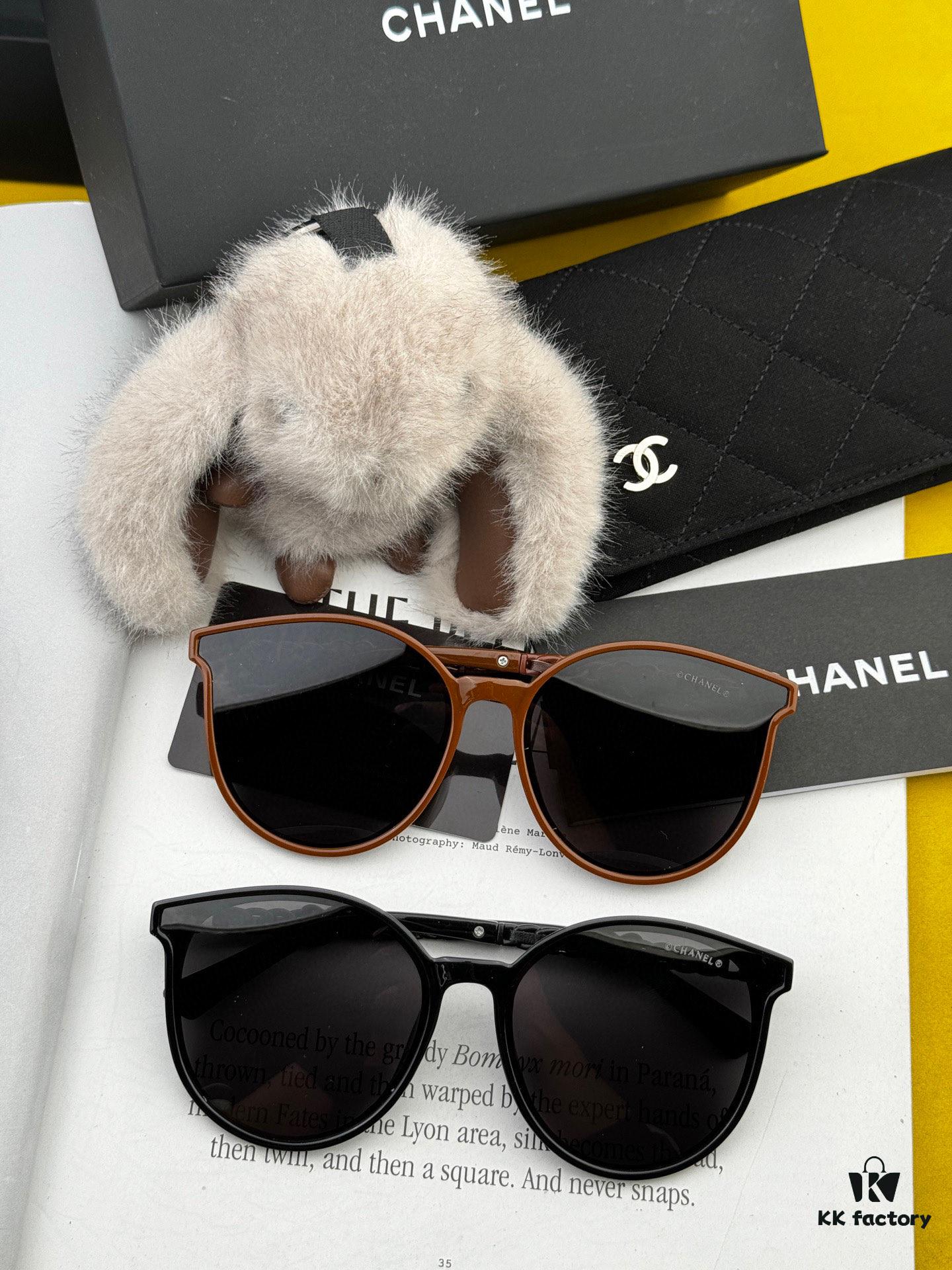 CHANEL 2025 New Arrival Trendy Fashion Square Sunglasses for Women, High-Definition Thick Polarized UV Protection Sunglasses with Comfortable Fit, Influencer Favorite Style 🕶️