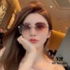 CHANE Chanel Volcano Umbrella Fashion Frameless Sunglasses Lens, Top Luxury High Quality Women's Driving Sunglasses