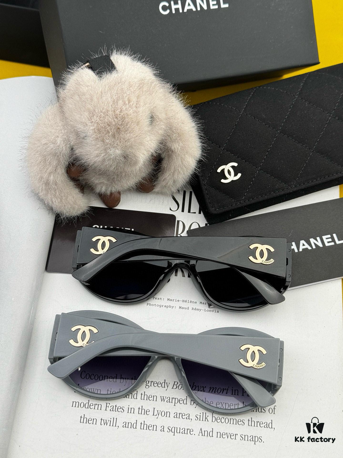 Chanel Oversized Round Sunglasses, Classic Design, UV Protection, Model: CH8984