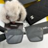 Chanel Oversized Square Sunglasses, Classic Frame Design, Universal Fit for All Face Shapes, Stylish Look with Coats or Dresses, UV Protection
