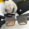 Chanel Oversized Square Sunglasses, Classic Frame Design, Universal Fit for All Face Shapes, Stylish Look with Coats or Dresses, UV Protection