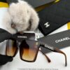Chanel Oversized Square Sunglasses, Classic Frame Design, Universal Fit for All Face Shapes, Stylish Look with Coats or Dresses, UV Protection