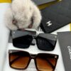 Chanel Oversized Square Sunglasses, Classic Frame Design, Universal Fit for All Face Shapes, Stylish Look with Coats or Dresses, UV Protection