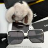 Chanel Oversized Square Sunglasses Classic Design, Flattering on All Face Shapes, Stylish with Coats or Dresses, UV Protection, Model: CH1130