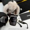 Chanel Oversized Square Sunglasses Classic Design, Flattering on All Face Shapes, Stylish with Coats or Dresses, UV Protection, Model: CH1130