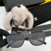 Chanel Oversized Square Sunglasses, Classic Square Frame Design, Universal Fit for All Face Shapes, Stylish with Coats or Dresses, Polarized Lenses for UV Protection, Model: CH0311