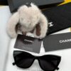 Chanel Oversized Square Sunglasses, Classic Square Frame Design, Universal Fit for All Face Shapes, Stylish with Coats or Dresses, Polarized Lenses for UV Protection, Model: CH0311