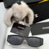 Chanel Oversized Square Sunglasses Classic Frame Design, Universal Fit for All Face Shapes, Polarized UV-Protective Lenses, Suitable with Coats or Dresses, Stylish and Elegant - Model: CH9231