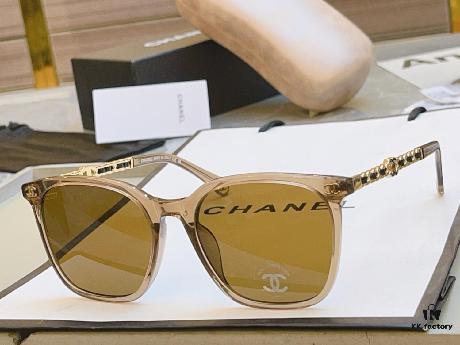 CHANE* New Arrival Sunglasses, Model: CH0771, Size: 54-20-145