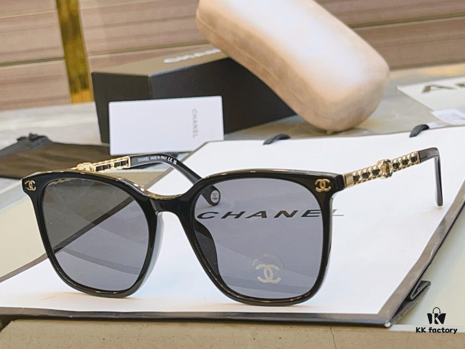 CHANE* New Arrival Sunglasses, Model: CH0771, Size: 54-20-145
