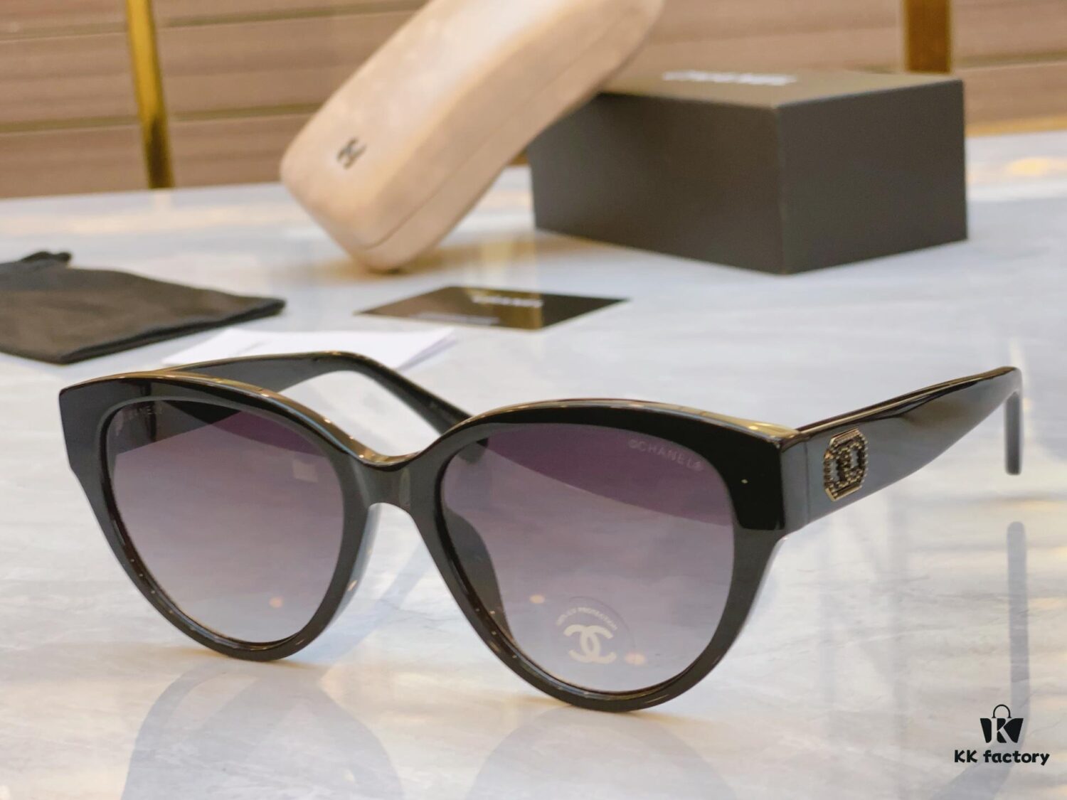 CHANE* New Arrival Sunglasses, Model: CH5477, Size: 56-19-140