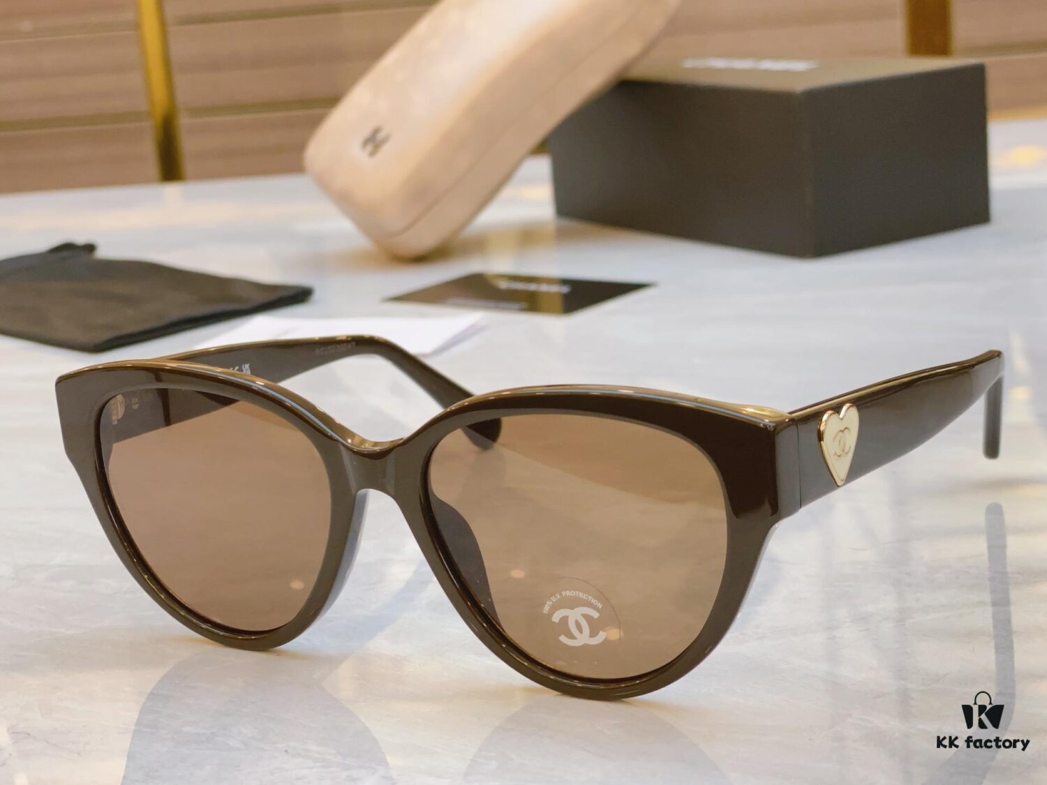 CHANE* New Arrival Sunglasses, Model: CH5477, Size: 56-19-140