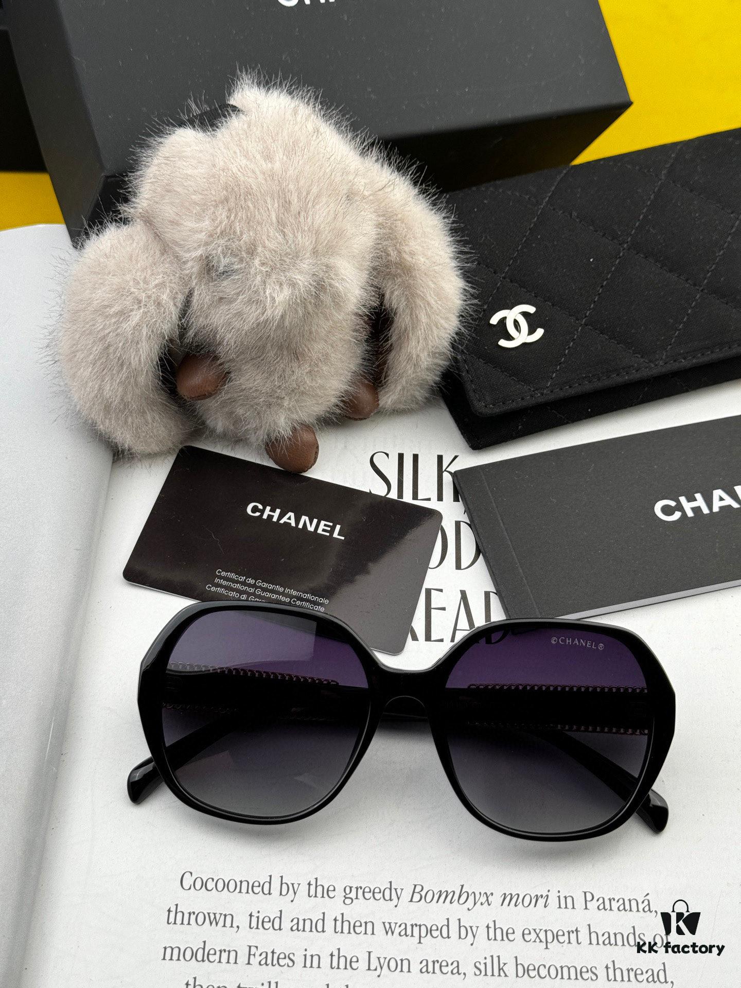 CHANEL 2025 New Arrival Trendy Fashion Square Sunglasses, Comfortable Fit, Influencer-Approved Style, Women's High-Definition Thick Polarized Sunglasses 🕶️, High-Quality TR Frame