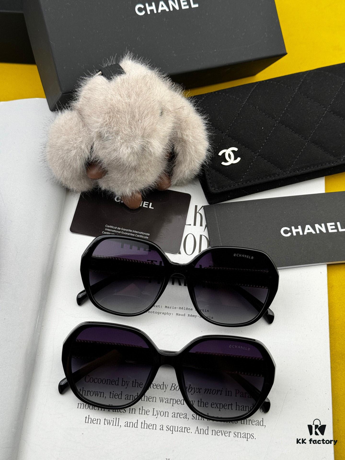 CHANEL 2025 New Arrival Trendy Fashion Square Sunglasses, Comfortable Fit, Influencer-Approved Style, Women's High-Definition Thick Polarized Sunglasses 🕶️, High-Quality TR Frame