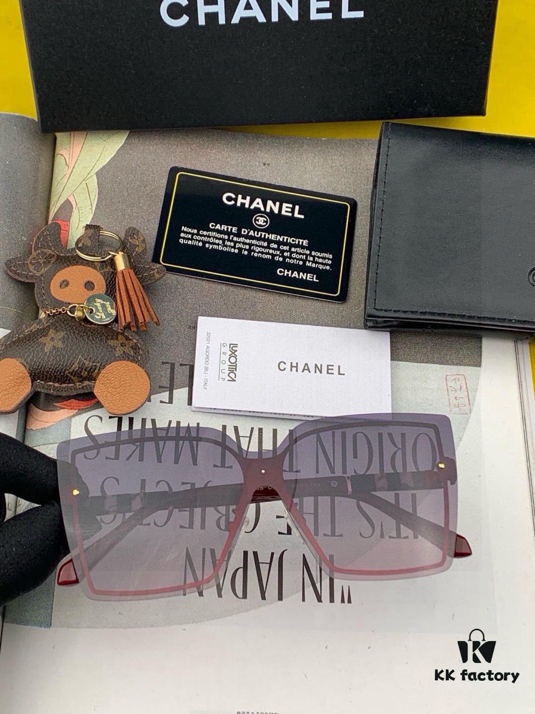CHANE Chanel Volcano Rain Fashion Frameless Sunglasses Lens Top Luxury High Quality Women's Driving Sunglasses Model: CH1379
