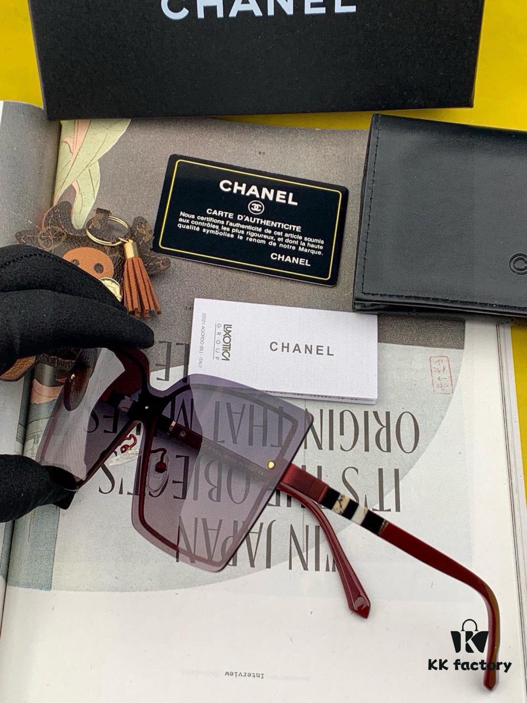 CHANE Chanel Volcano Rain Fashion Frameless Sunglasses Lens Top Luxury High Quality Women's Driving Sunglasses Model: CH1379