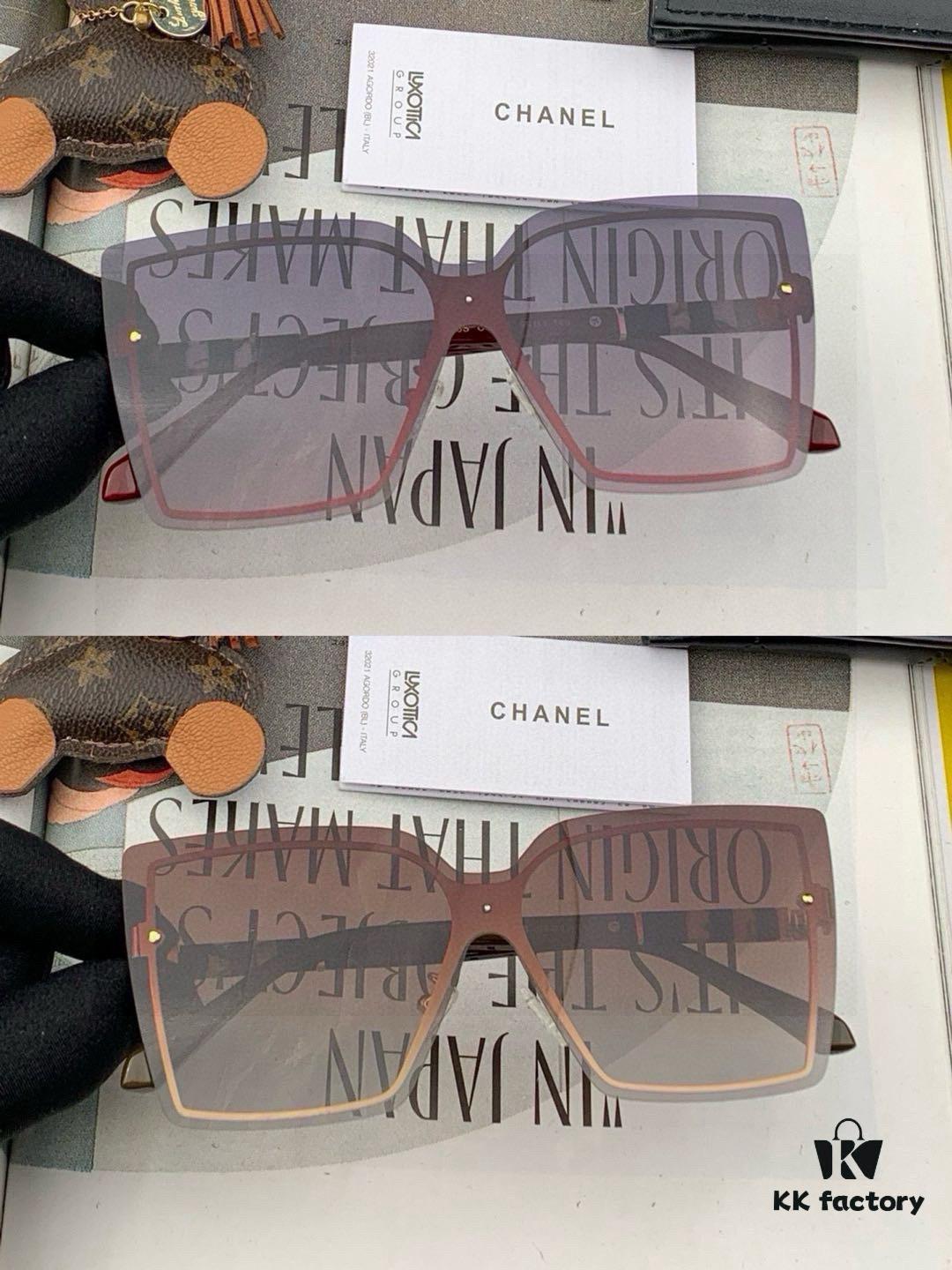 CHANE Chanel Volcano Rain Fashion Frameless Sunglasses Lens Top Luxury High Quality Women's Driving Sunglasses Model: CH1379