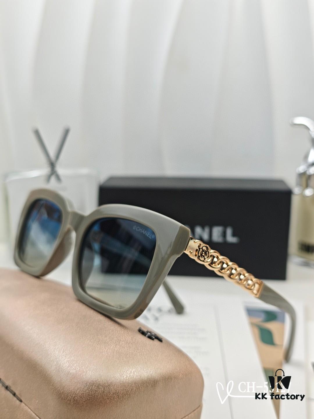 CHANEL France - New Lightweight Fashion Sunglasses with Polarized HD Lenses, TR Frame for Comfortable Wear