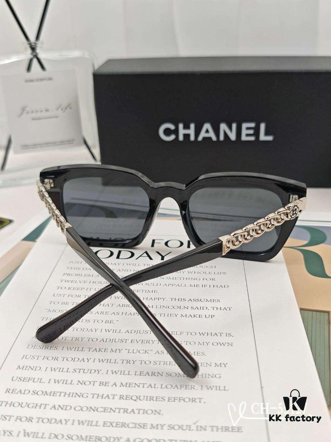 CHANEL France - New Lightweight Fashion Sunglasses with Polarized HD Lenses, TR Frame for Comfortable Wear