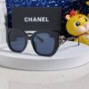 Chanel 2024 New Fashion Sunglasses for Women, UV-Protective Retro Stylish Oversized Slimming Sunglasses