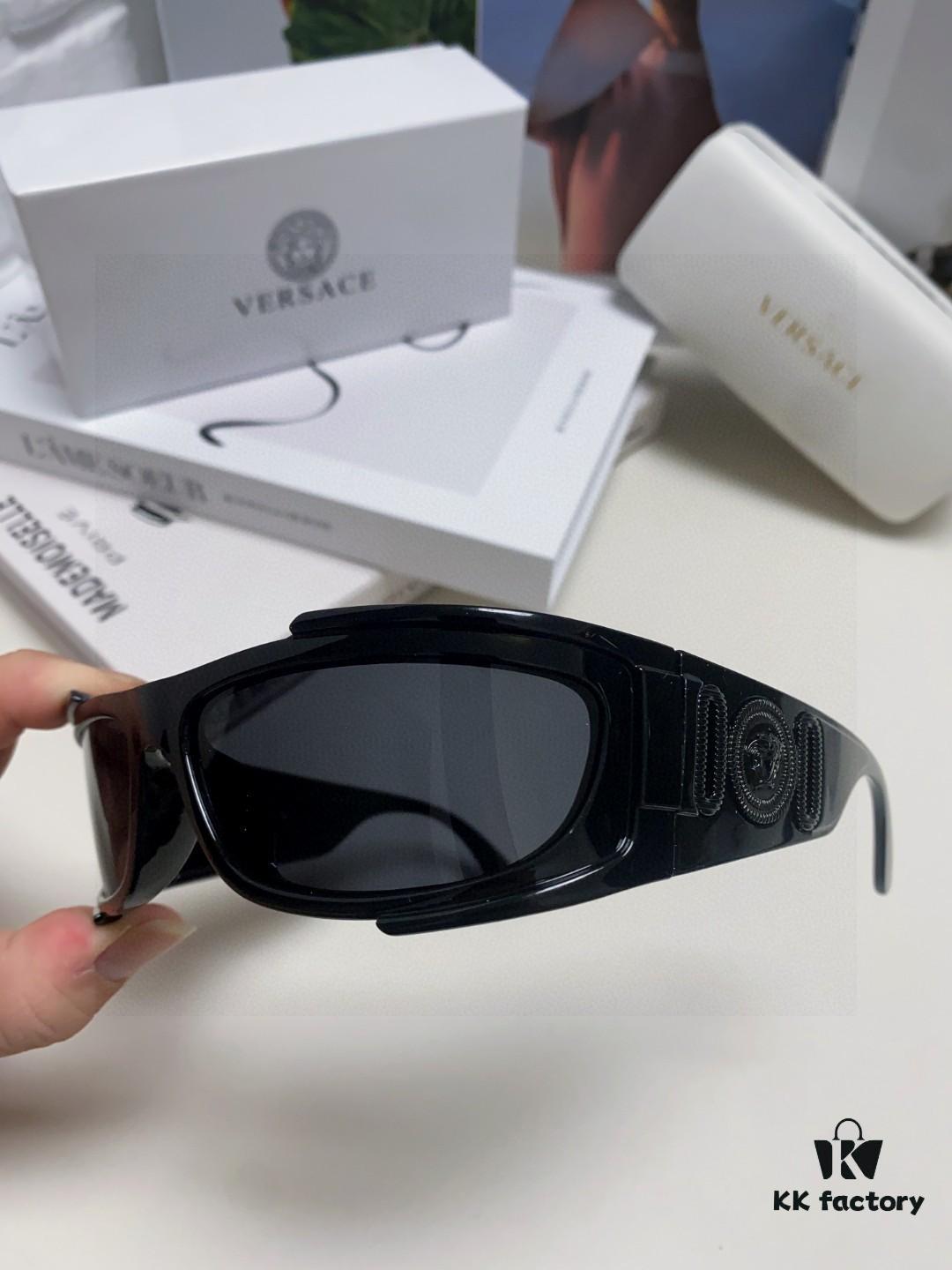Versace Men's Fashion Pilot Full-Rim Sunglasses