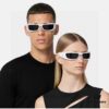Versace Men's Fashion Pilot Full-Frame Sunglasses