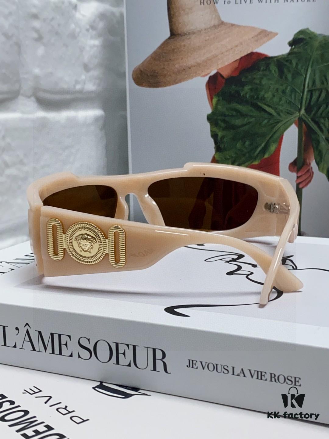 Versace Men's Fashion Pilot Full-Frame Sunglasses