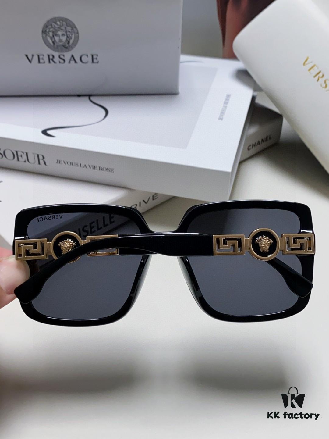 VERSACE 2025 New Arrival Women's Sunglasses, Vintage Fashionable Polarized UV-Protective Shades, Flattering Face-Slimming Design