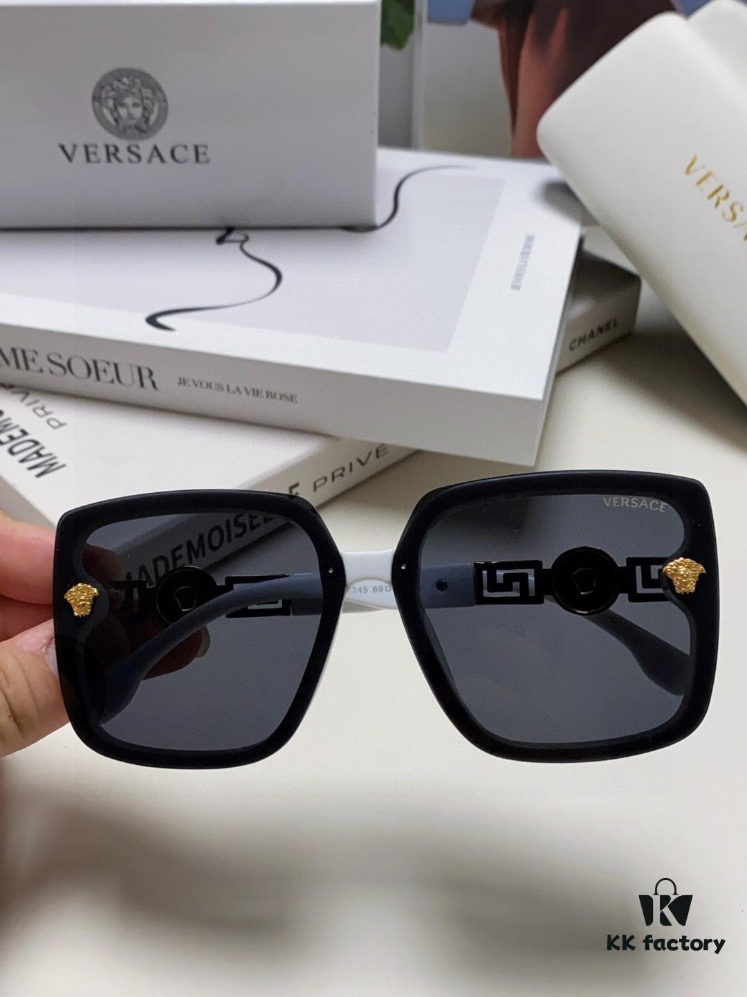 VERSACE 2025 New Arrival Sunglasses for Women, Fashionable Retro Trendy Polarized UV Protection Sunglasses, Slimming and Versatile Design