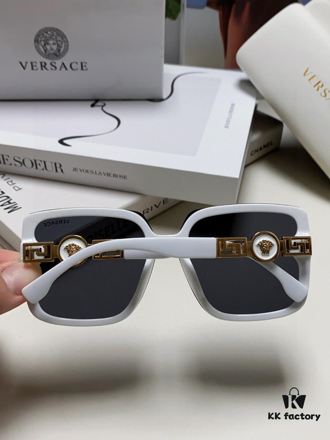 VERSACE 2025 New Arrival Sunglasses for Women, Fashionable Retro Trendy Polarized UV Protection Sunglasses, Slimming and Versatile Design