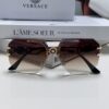 VERSACE 2025 Women's Square Oversized Full-Rim Sunglasses, European Fashion Carved Design, Xiaohongshu Style