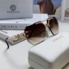 VERSACE 2025 Women's Square Oversized Full-Rim Sunglasses, European Fashion Carved Design, Xiaohongshu Style