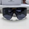 Versace 2025 New Arrival European and American Style One-Piece Sunglasses, Fashionable Oversized Hollow-Out Sunglasses for Men and Women