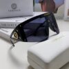 Versace 2025 New Arrival European and American Style One-Piece Sunglasses, Fashionable Oversized Hollow-Out Sunglasses for Men and Women