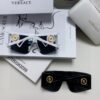 Versace 2025 New Arrival European and American Style One-Piece Sunglasses, Fashionable Oversized Hollow-Out Sunglasses for Men and Women