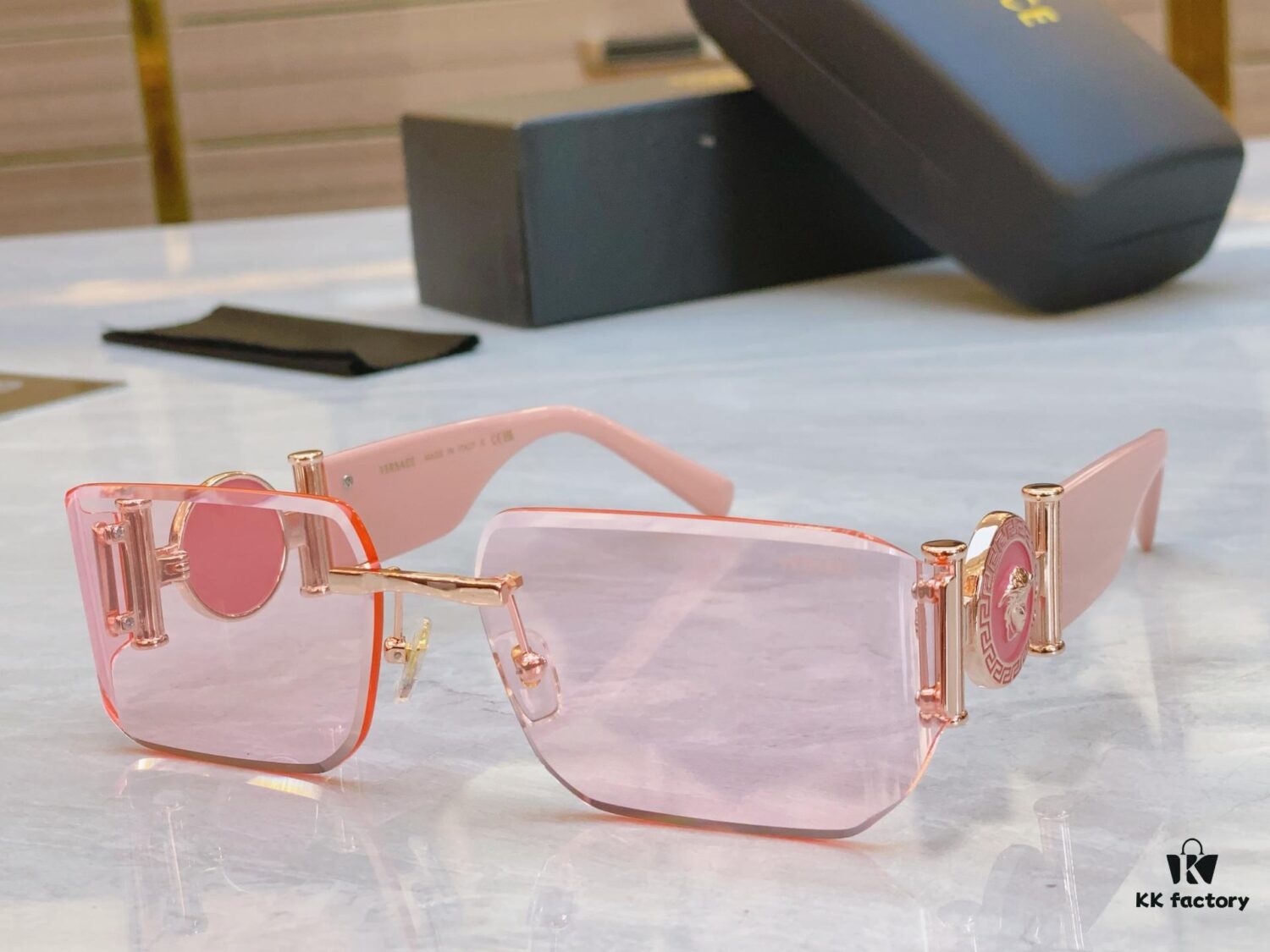 VERSACE New Model Sunglasses, MODEL: VE6772, SIZE: 63-17-138