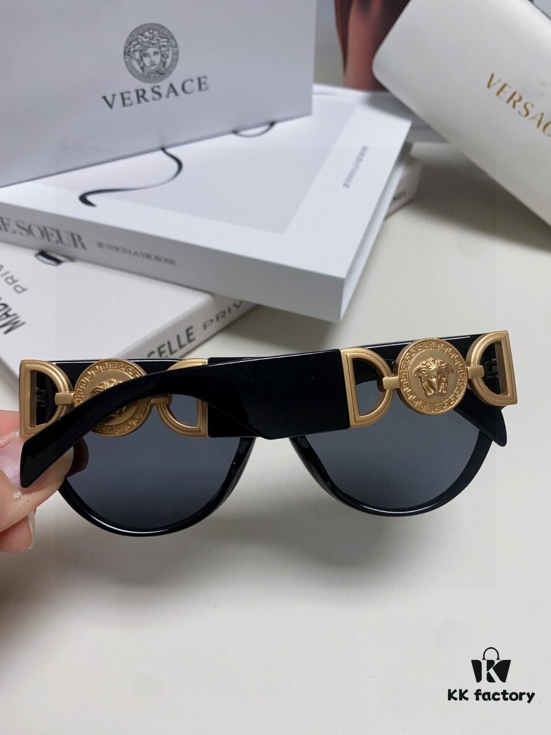 VERSACE Versace 2025 New Arrival Unisex Trendy Sunglasses Stylish UV Protection Sunglasses Korean Fashion Celebrity Style