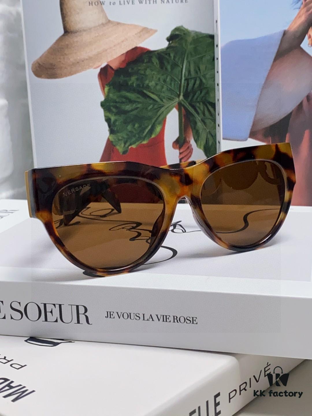 VERSACE Versace 2025 New Arrival Unisex Trendy Sunglasses Stylish UV Protection Sunglasses Korean Fashion Celebrity Style