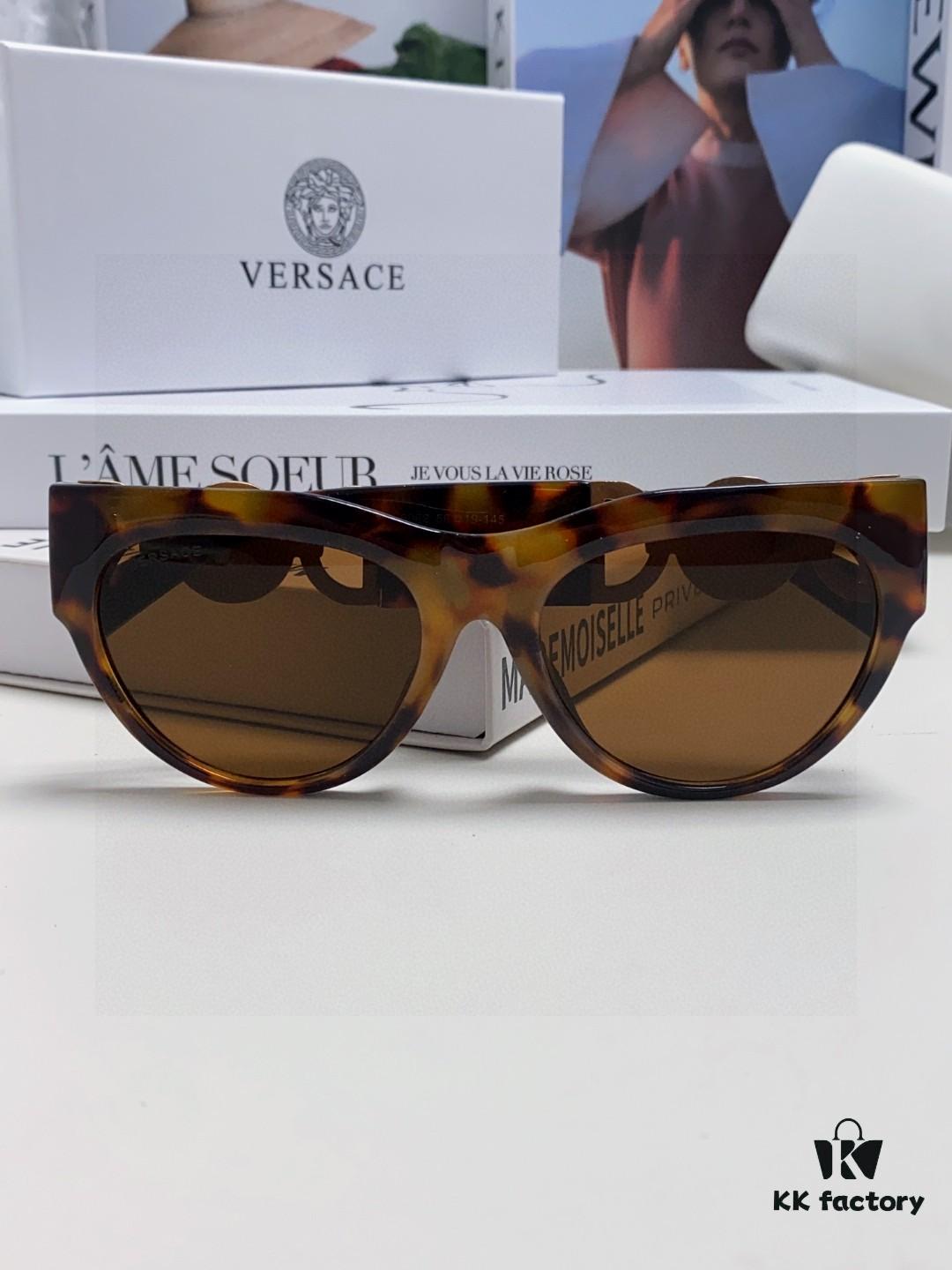 VERSACE Versace 2025 New Arrival Unisex Trendy Sunglasses Stylish UV Protection Sunglasses Korean Fashion Celebrity Style