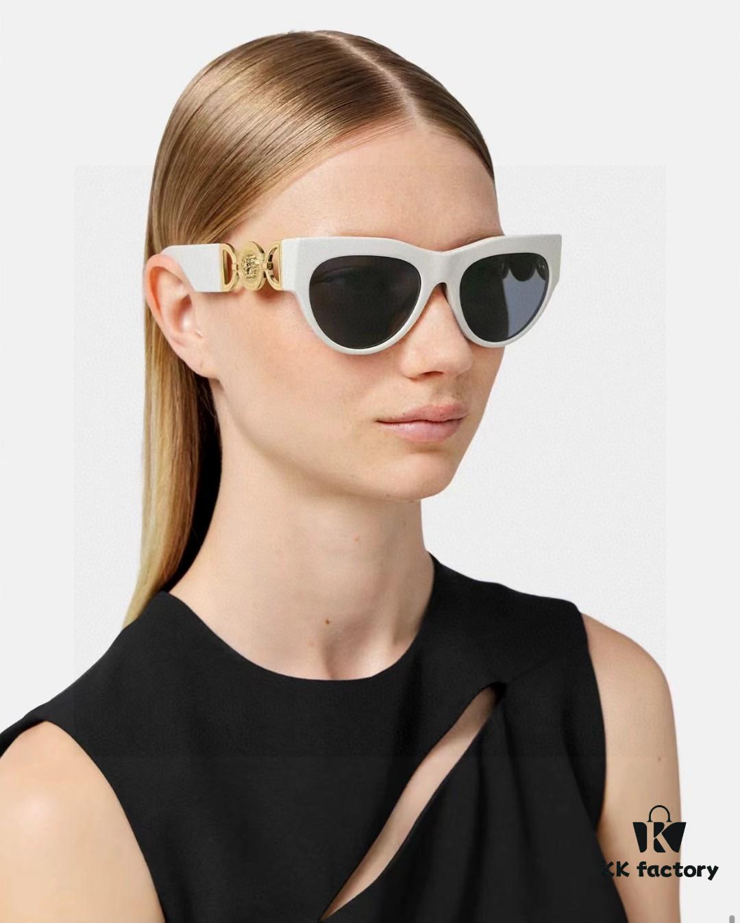 VERSACE Versace 2025 New Arrival Unisex Trendy Sunglasses Stylish UV Protection Shades Fashionable Korean Style Celebrity-Inspired Sunglasses