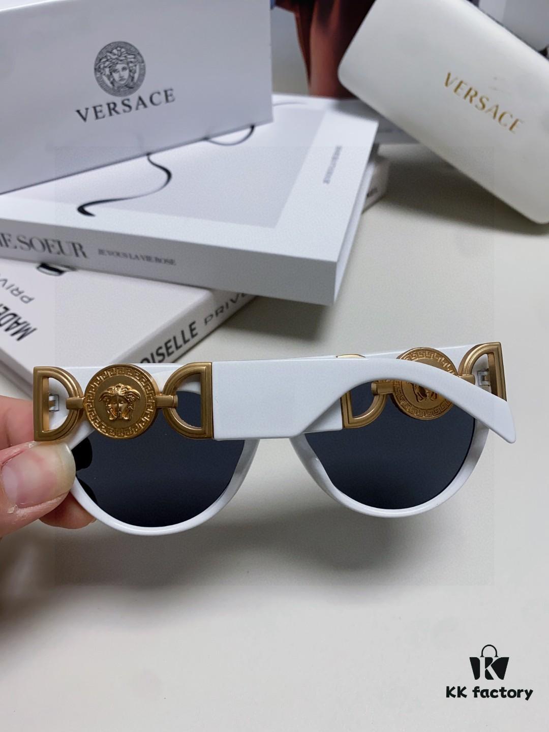VERSACE Versace 2025 New Arrival Unisex Trendy Sunglasses Stylish UV Protection Shades Fashionable Korean Style Celebrity-Inspired Sunglasses