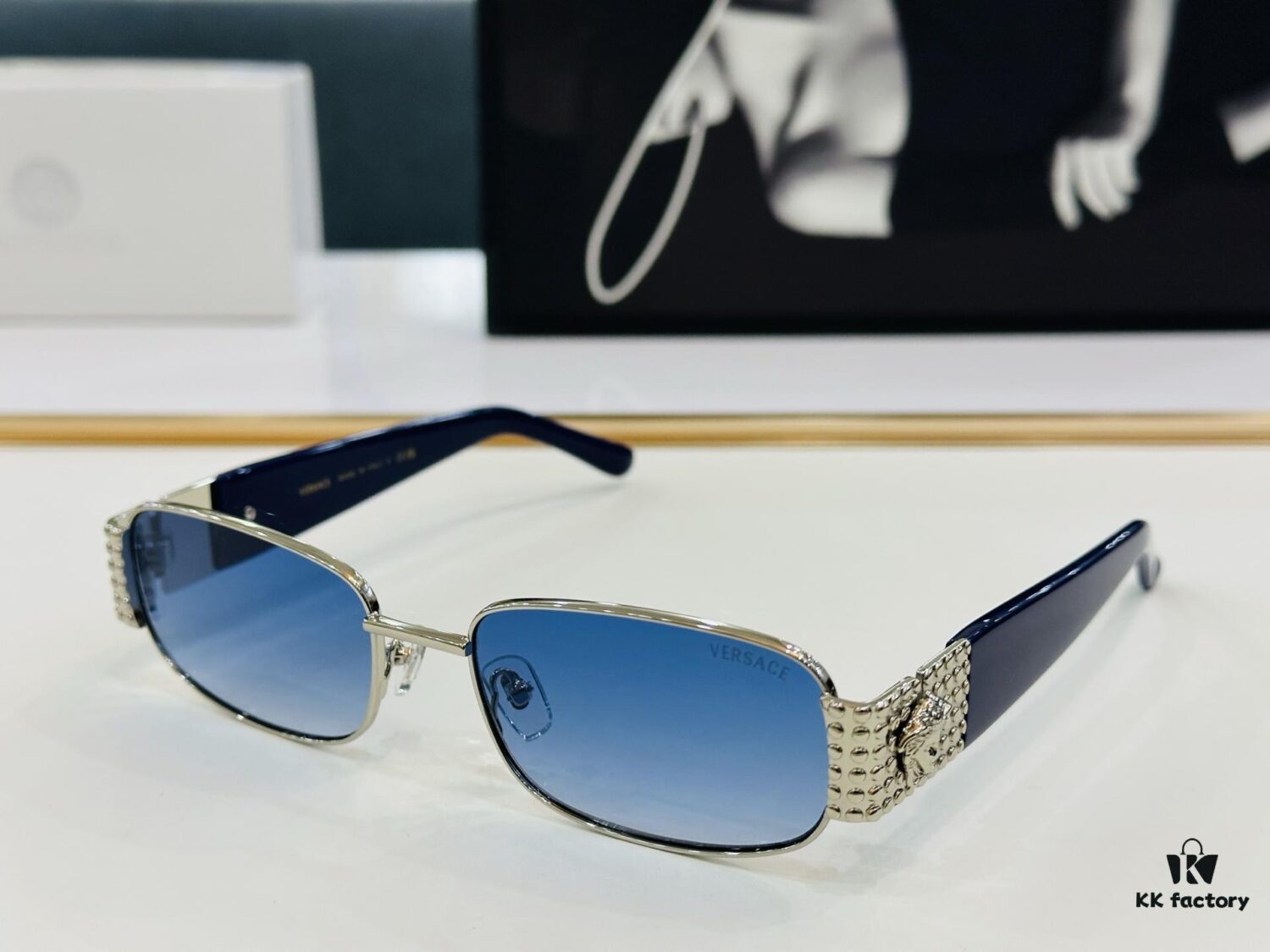 VERSACE Vancleef Glasses Sunglasses MODX39 Size: 57□18-140