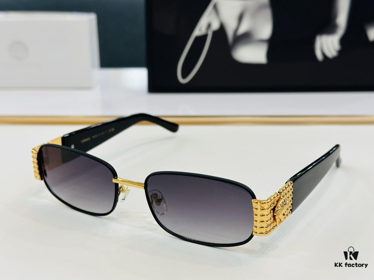 VERSACE Vancleef Glasses Sunglasses MODX39 Size: 57□18-140