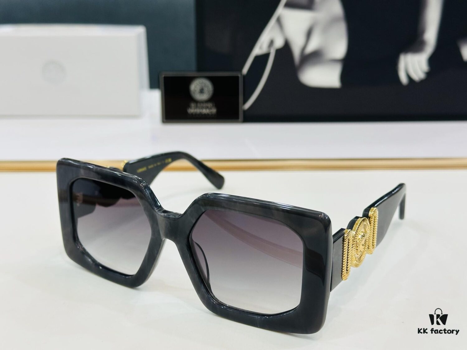 VERSACE Vancase Home ✨MOD: VE6786 Size: 55□19-148 ✨D Style Sunglasses Eyewear