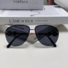 Versace 2025 Luxury Women's Pilot Engraved Sunglasses, European Style Celebrity-Inspired Travel Driving Shades