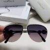 Versace 2025 Luxury Women's Pilot Engraved Sunglasses European Style Celebrity-Inspired Travel Driving Aviator Shades VE2250