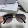 Versace 2025 Luxury Women's Pilot Engraved Sunglasses European Style Celebrity-Inspired Travel Driving Aviator Shades VE2250