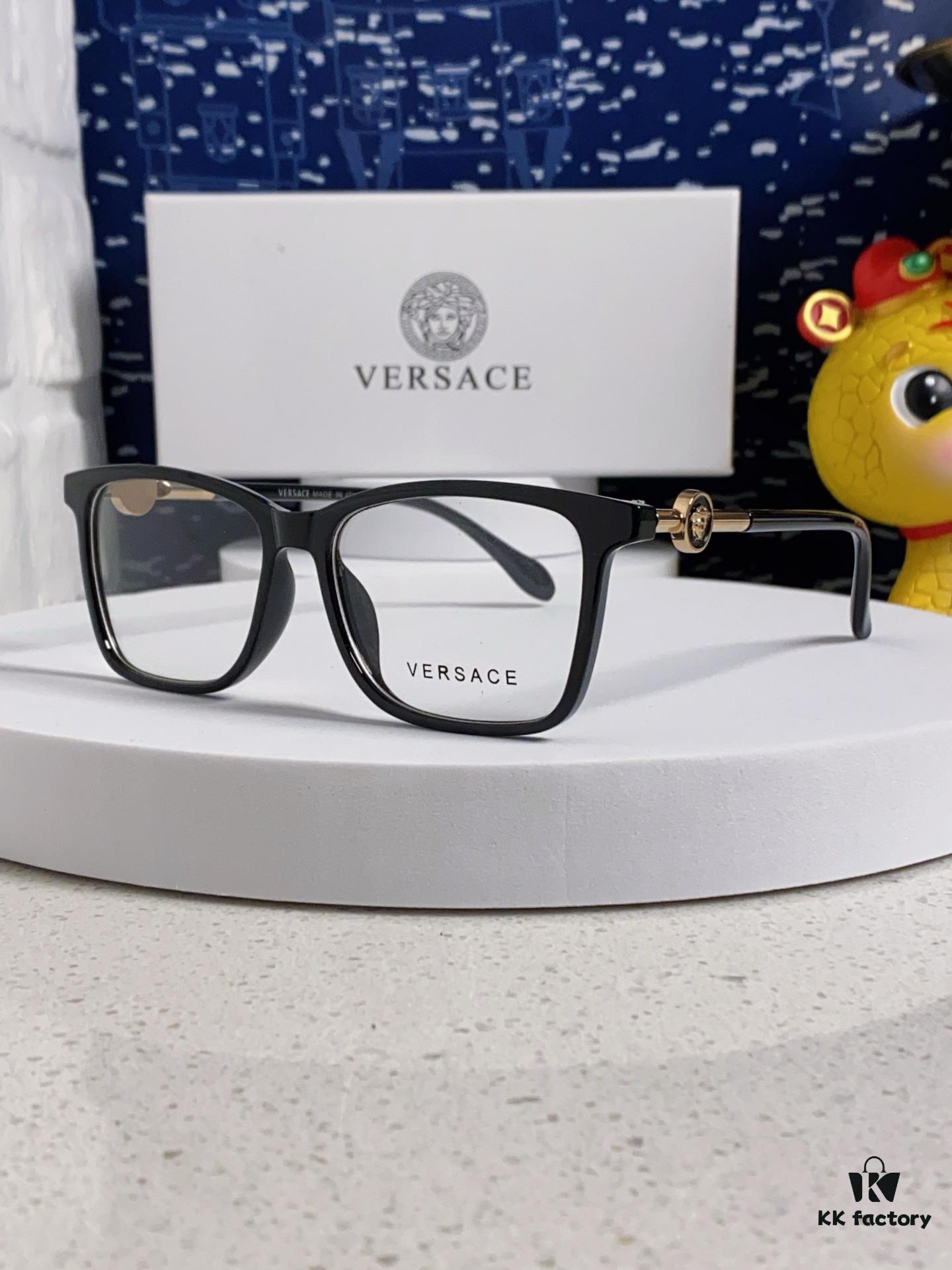 Versace Women's Square Logo Sunglasses Fashionable Unisex Optical Frame