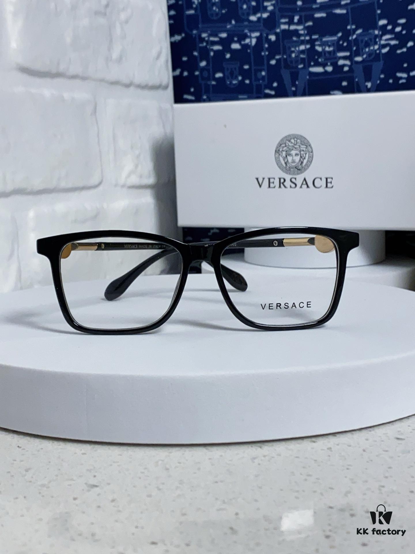 Versace Women's Square Logo Sunglasses Fashionable Unisex Optical Frame